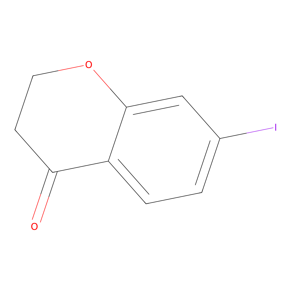 7-Iodo-4-chromanone molecular structure, CAS 1092349-80-8