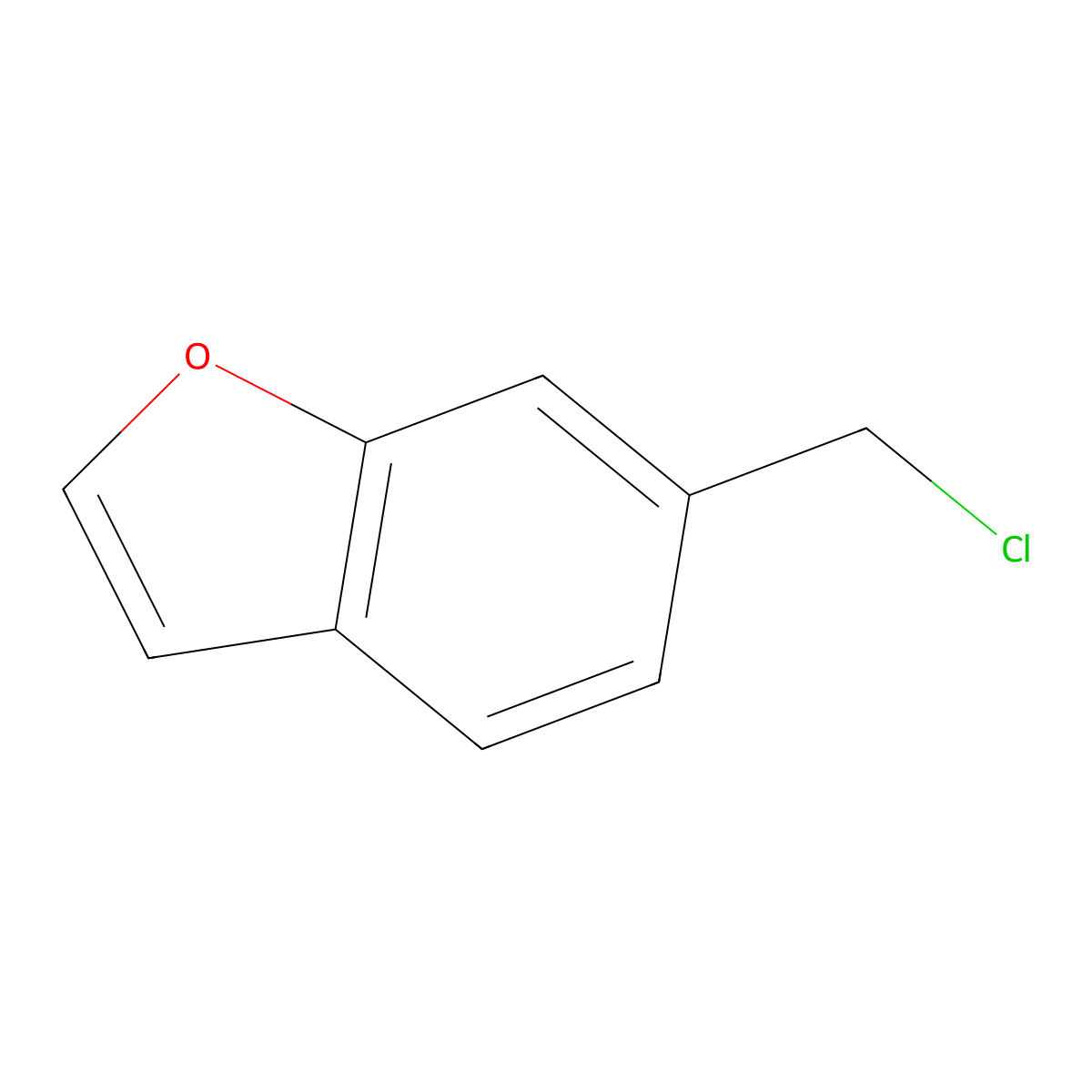 6-(Chloromethyl)benzofuran molecular structure, CAS 1092350-86-1