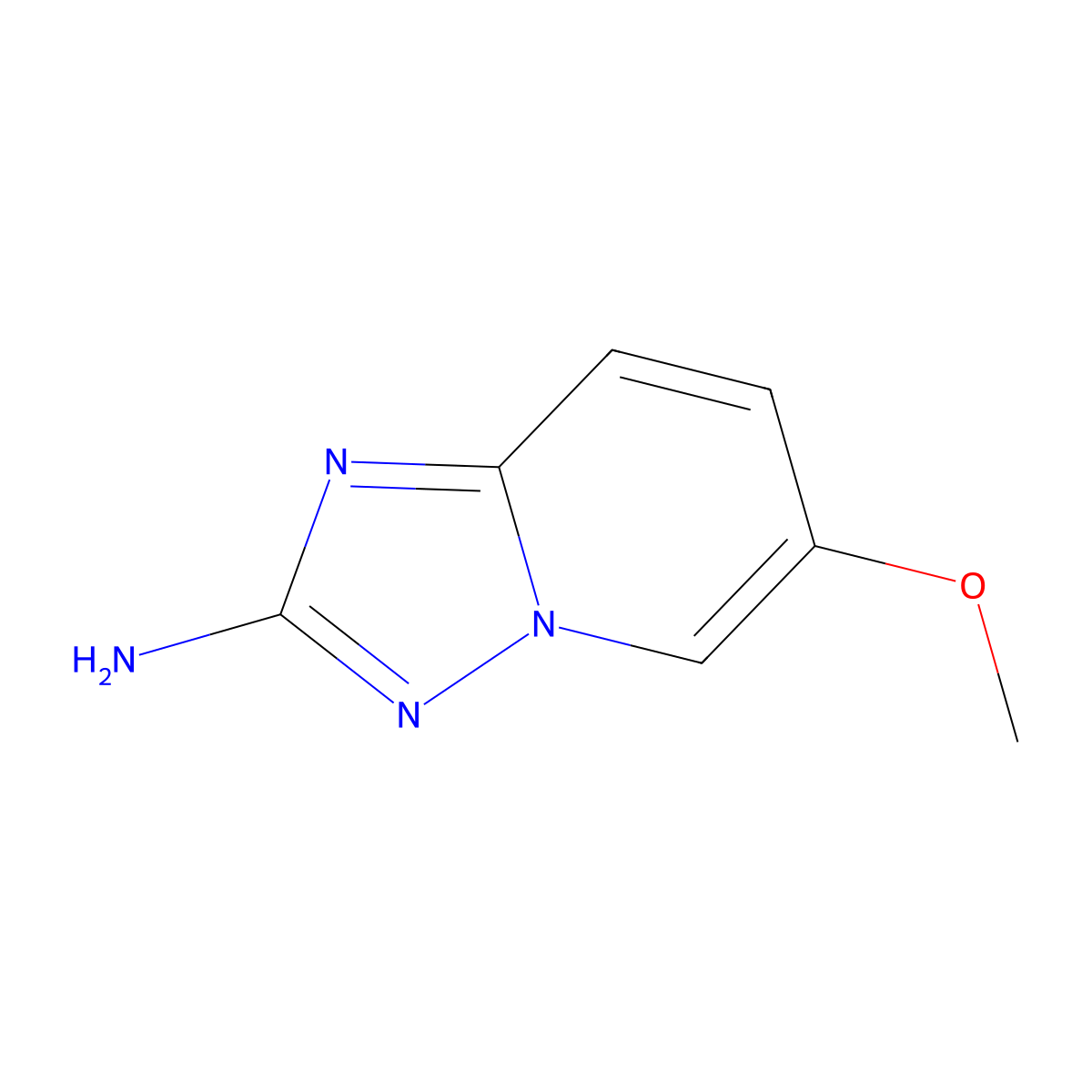6-Methoxy-[1,2,4]triazolo[1,5-a]pyridin-2-amine molecular structure, CAS 1092394-15-4