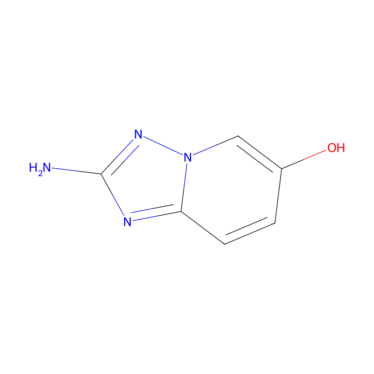 2-Amino-[1,2,4]triazolo[1,5-a]pyridin-6-ol molecular structure, CAS 1092443-03-2