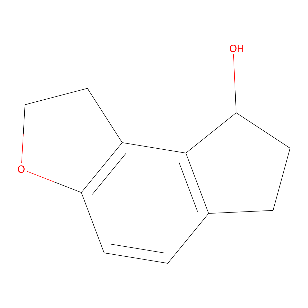 2,6,7,8-tetrahydro-1H-indeno[5,4-b]furan-8-ol molecular structure, CAS 1092507-07-7