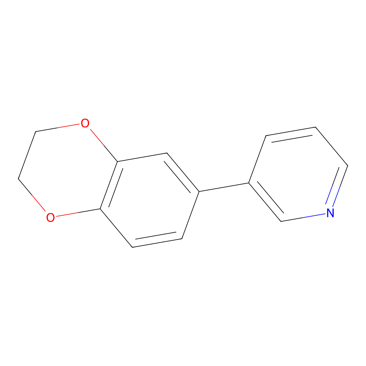 3-(2,3-Dihydrobenzo[b][1,4]dioxin-6-yl)pyridine molecular structure, CAS 1092522-84-3