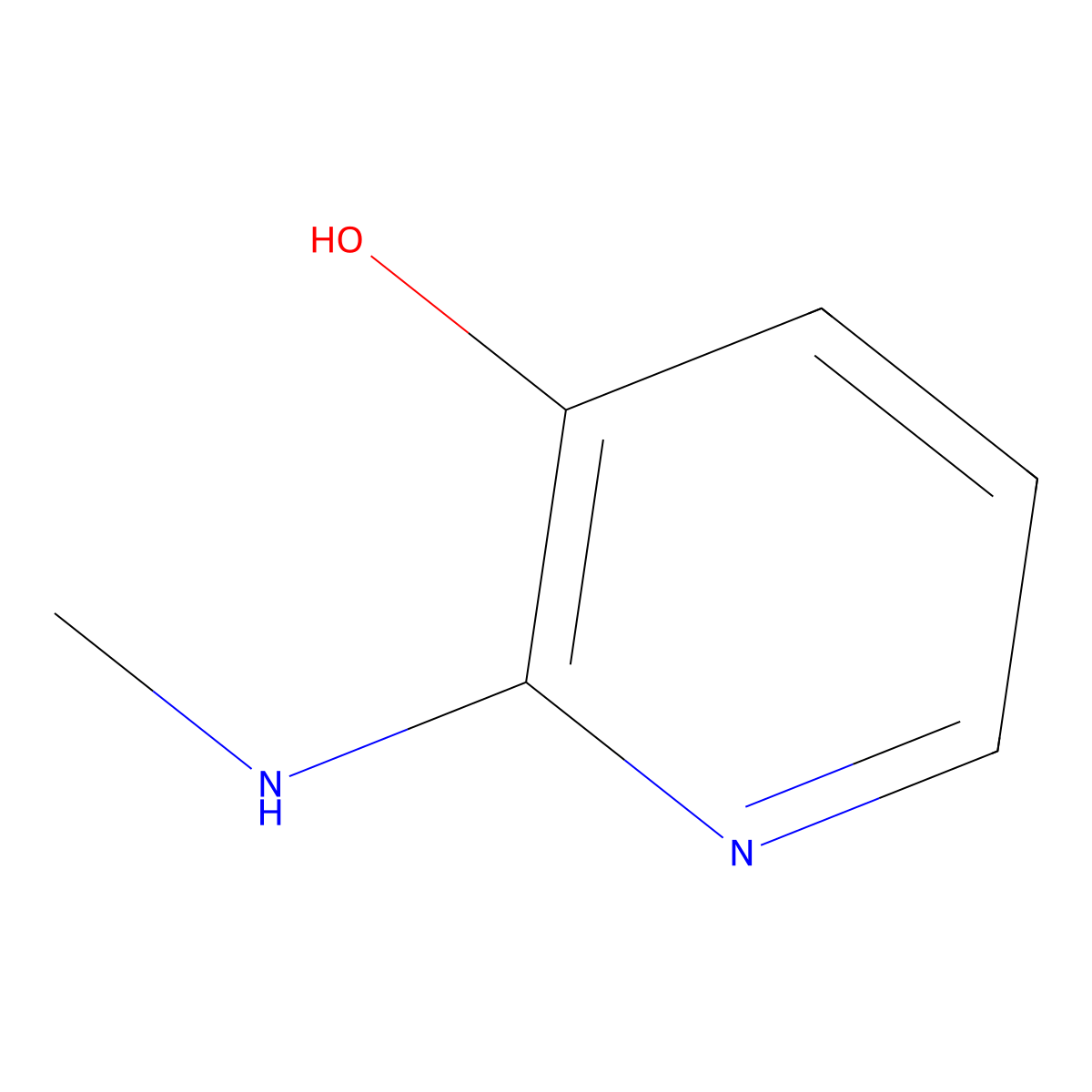 3-Pyridinol, 2-(methylamino)- molecular structure, CAS 1092561-57-3