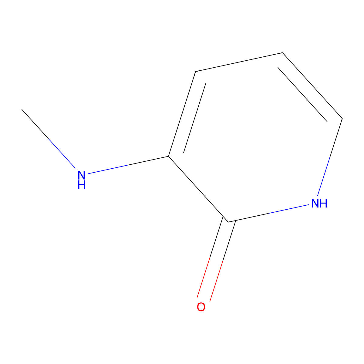 3-(Methylamino)pyridin-2(1H)-one molecular structure, CAS 1092561-58-4