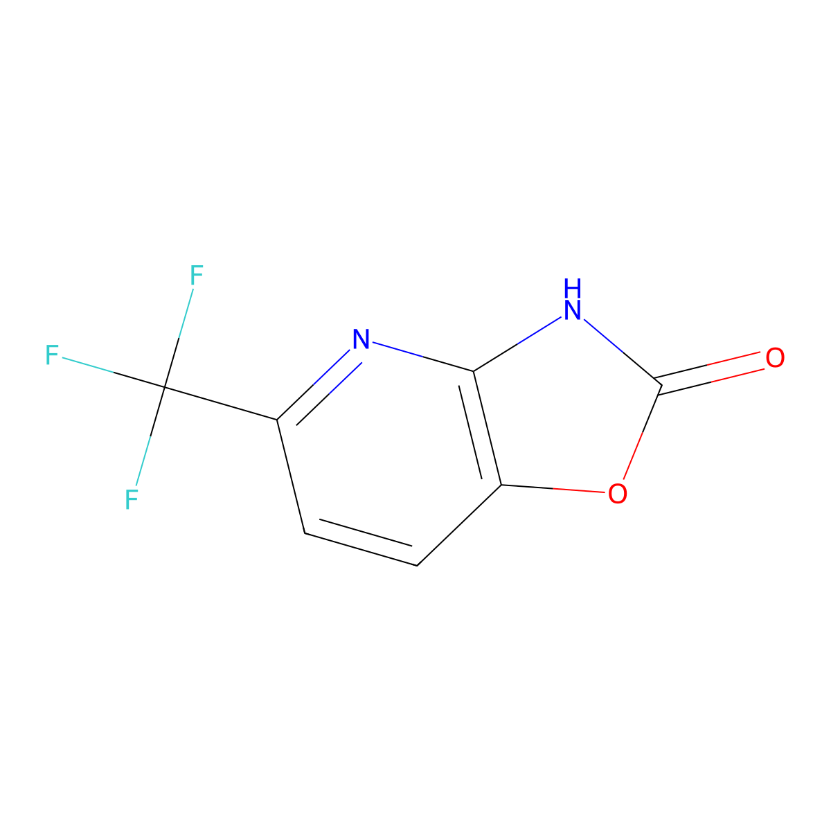 5-(Trifluoromethyl)oxazolo[4,5-b]pyridin-2(3H)-one molecular structure, CAS 1092569-13-5