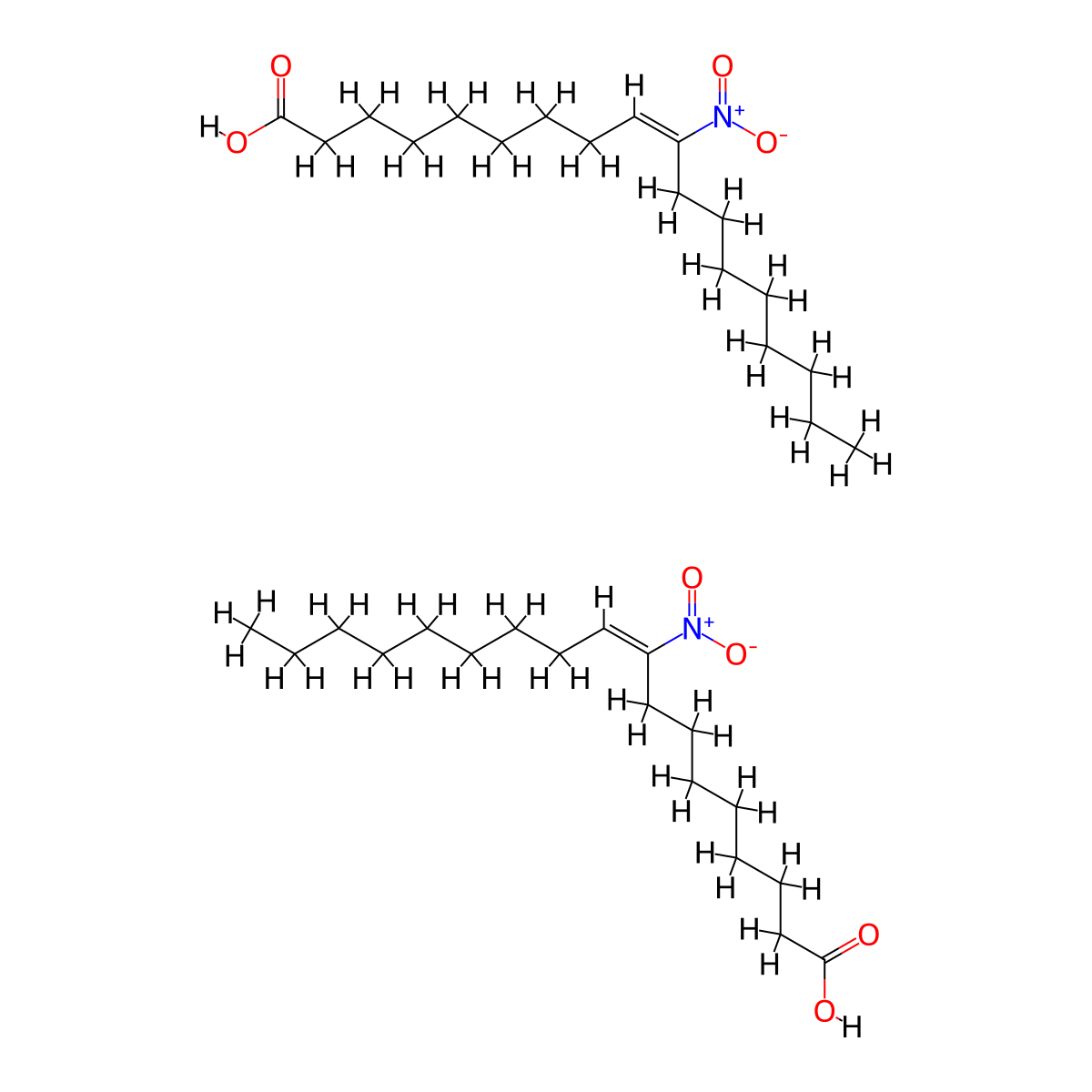9(10)-Nitrooleate molecular structure, CAS 1092676-99-7