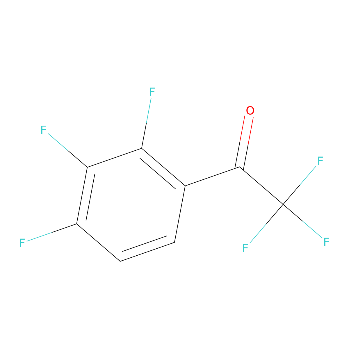 2,2,2,2',3',4'-Hexafluoroacetophenone molecular structure, CAS 1092712-15-6