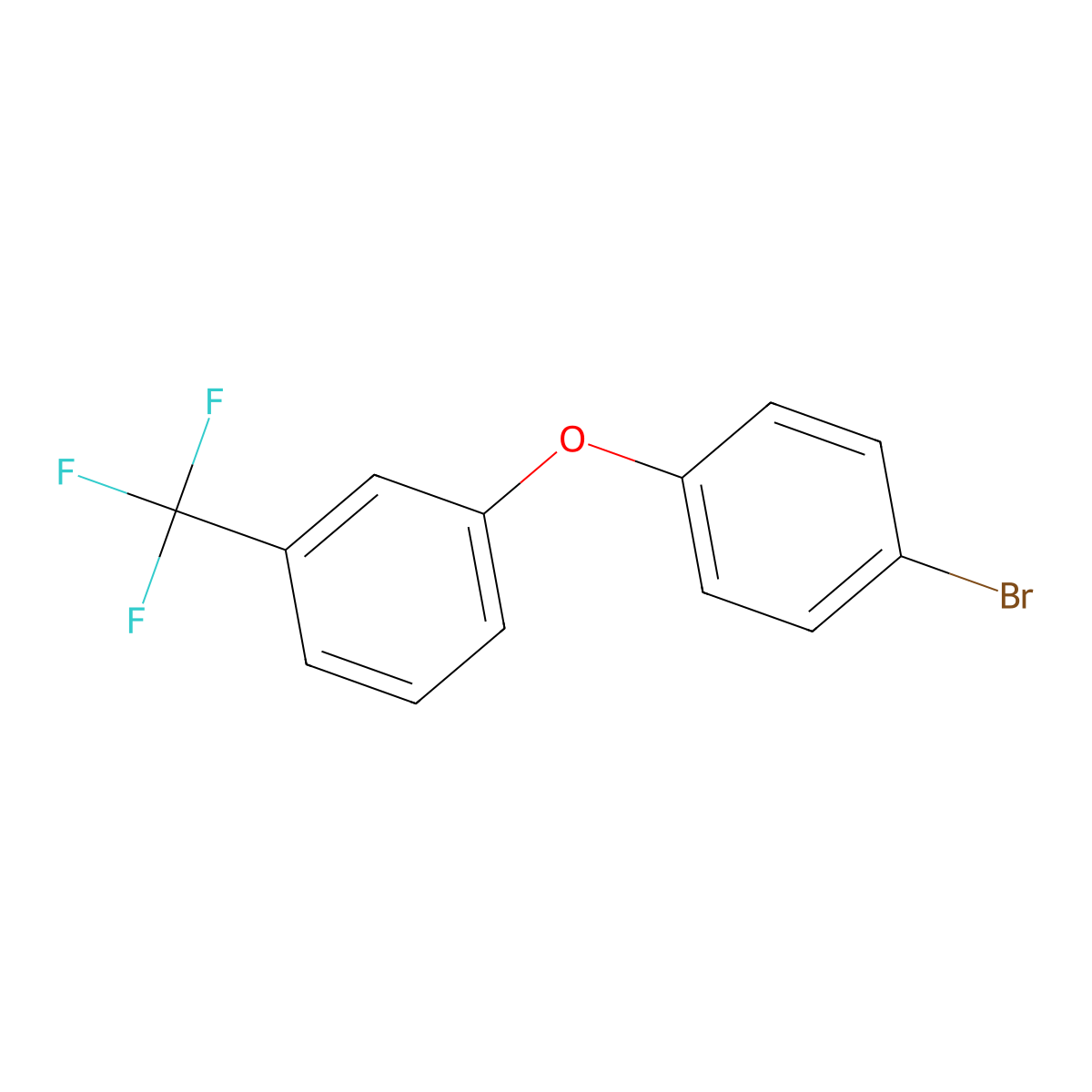 1-(4-Bromophenoxy)-3-(trifluoromethyl)benzene molecular structure, CAS 109272-29-9