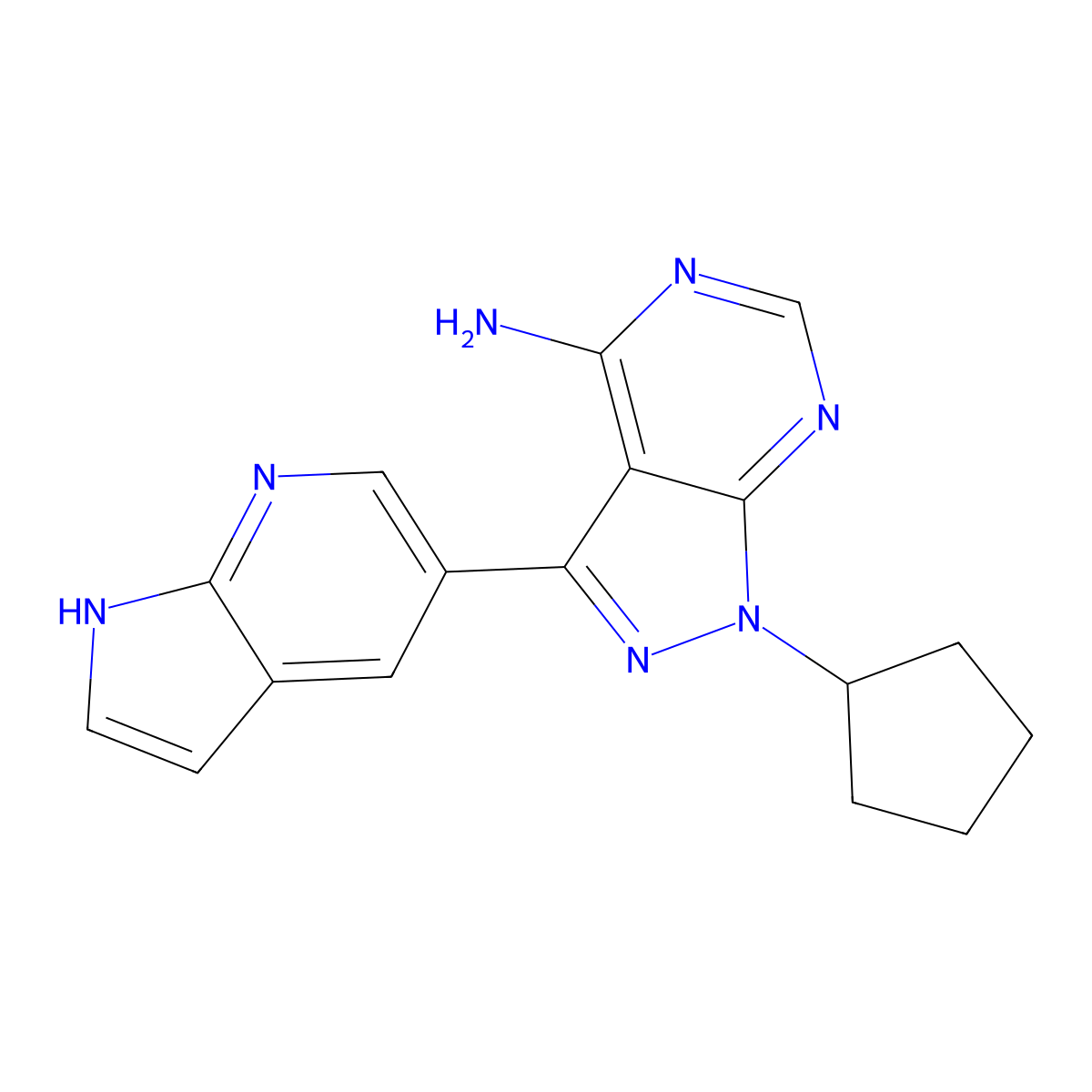 PP121 molecular structure, CAS 1092788-83-4