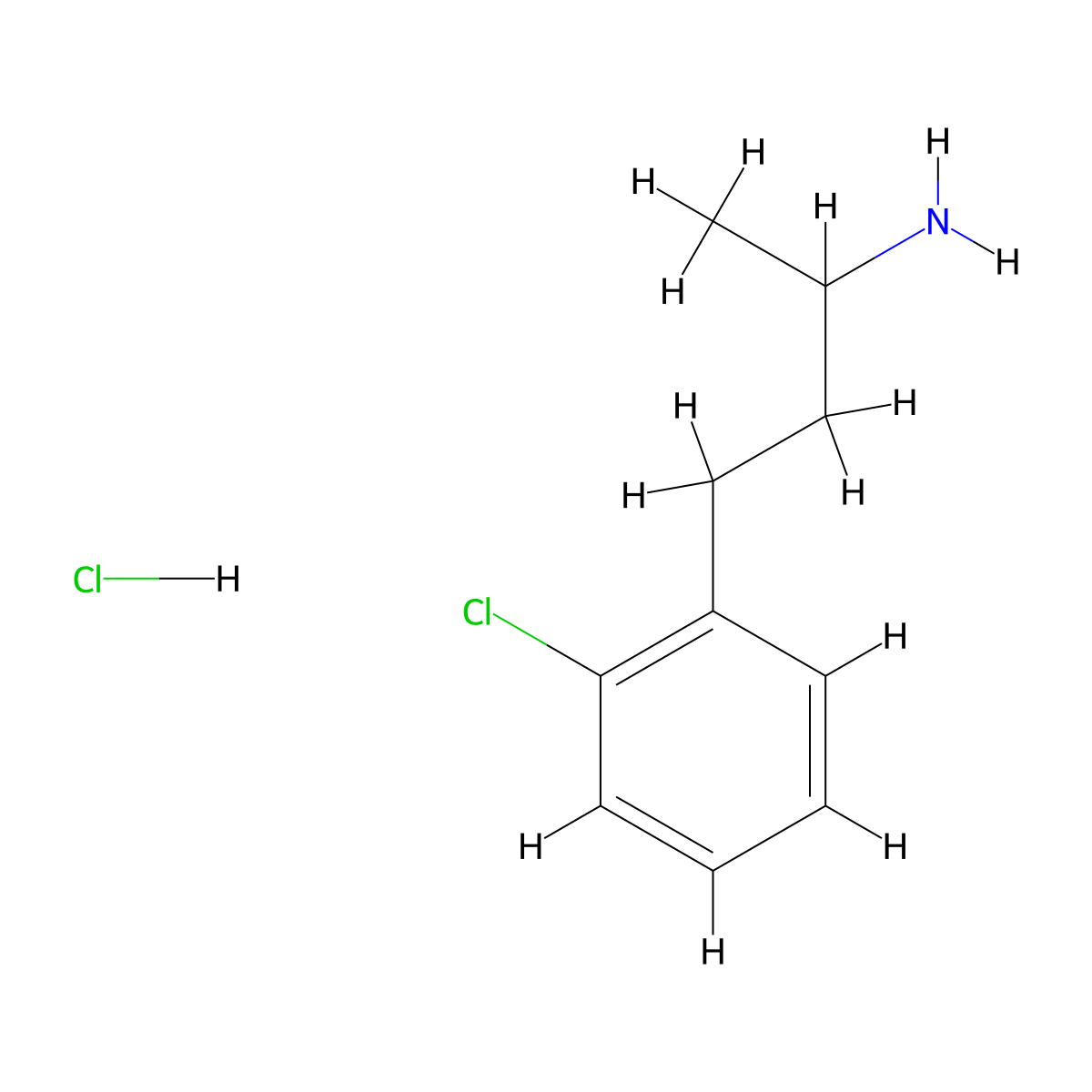4-(2-Chlorophenyl)butan-2-amine hydrochloride molecular structure, CAS 1092797-77-7
