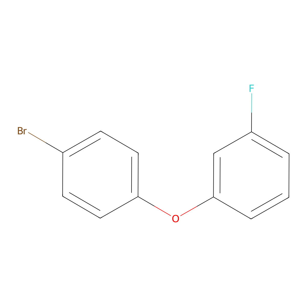 1-(4-Bromophenoxy)-3-fluorobenzene molecular structure, CAS 1092841-38-7