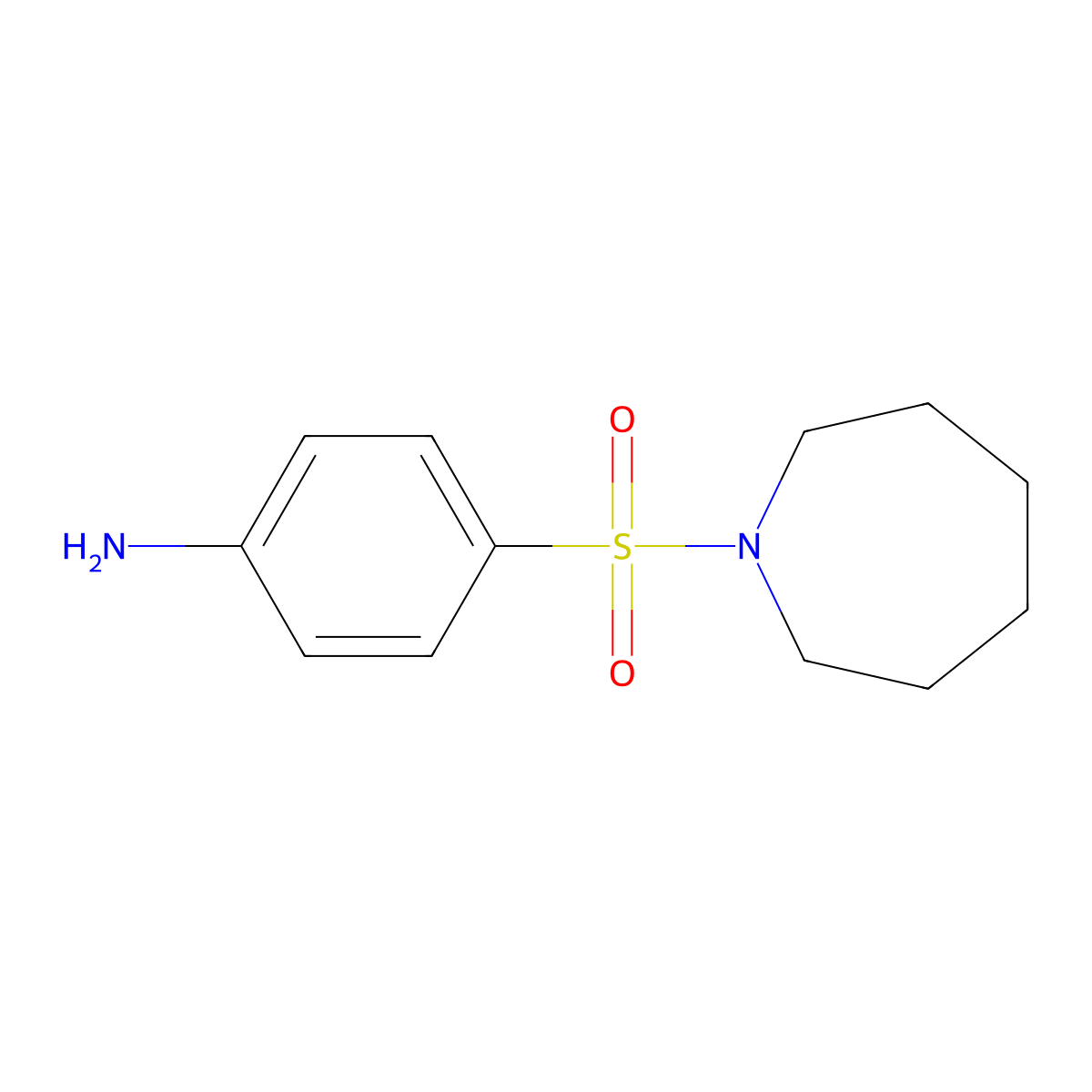 4-(Azepan-1-ylsulfonyl)aniline molecular structure, CAS 109286-01-3