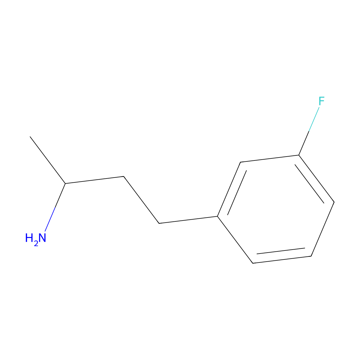 4-(3-Fluorophenyl)butan-2-amine molecular structure, CAS 1092924-64-5
