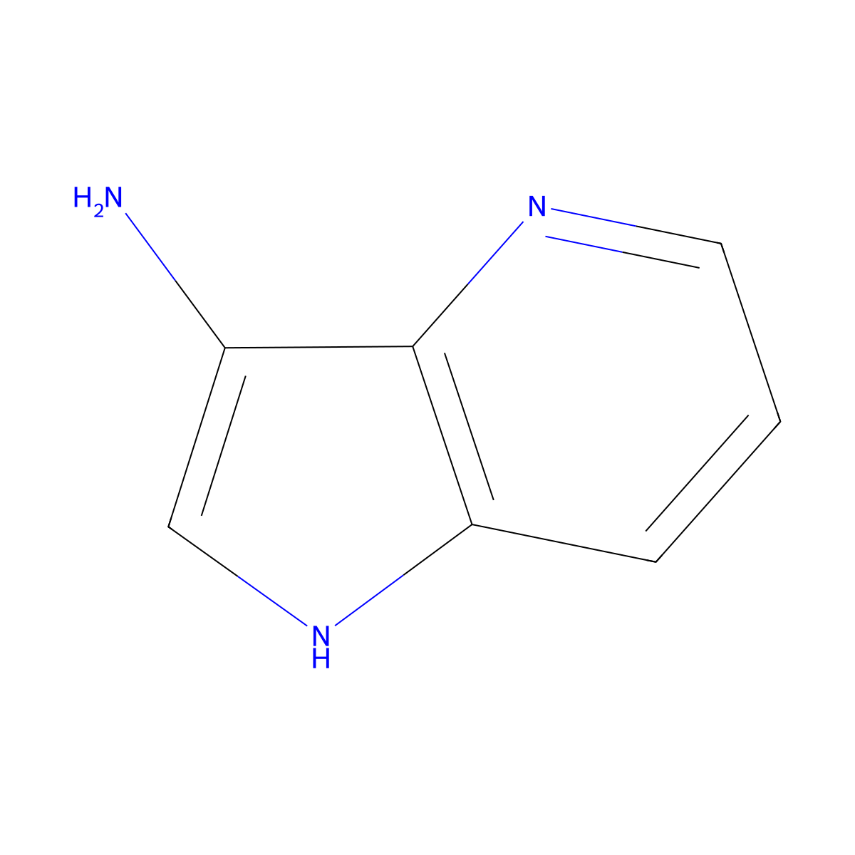 1H-Pyrrolo[3,2-b]pyridin-3-amine molecular structure, CAS 1092960-98-9