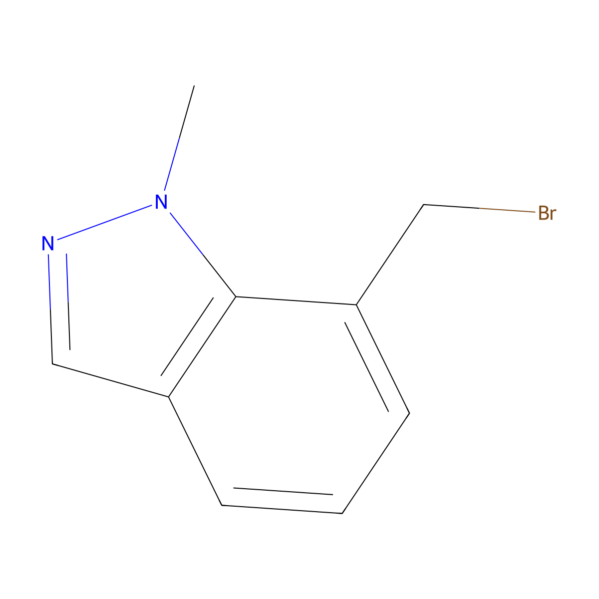 7-(Bromomethyl)-1-methyl-1H-indazole molecular structure, CAS 1092961-00-6