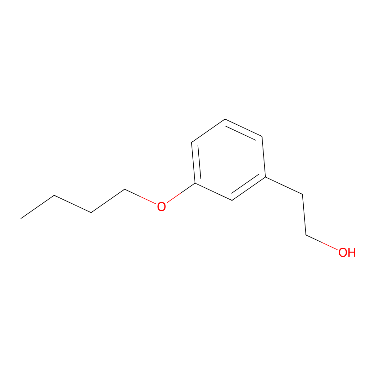 2-(3-Butoxyphenyl)ethanol molecular structure, CAS 1092977-48-4