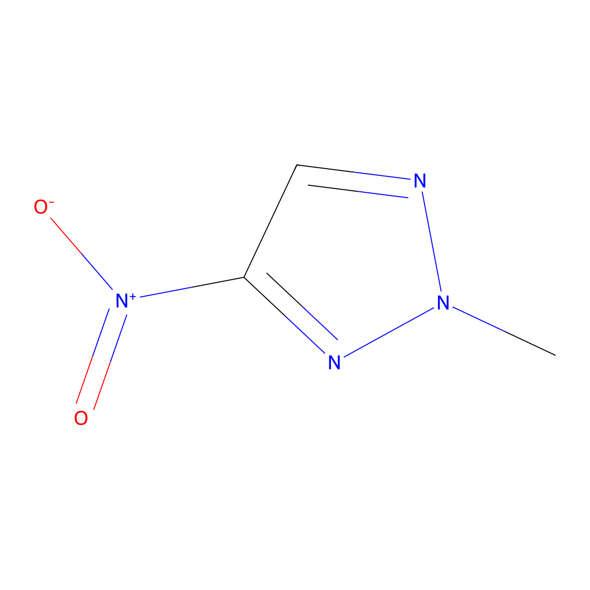 2-Methyl-4-nitro-2H-1,2,3-triazole molecular structure, CAS 109299-61-8