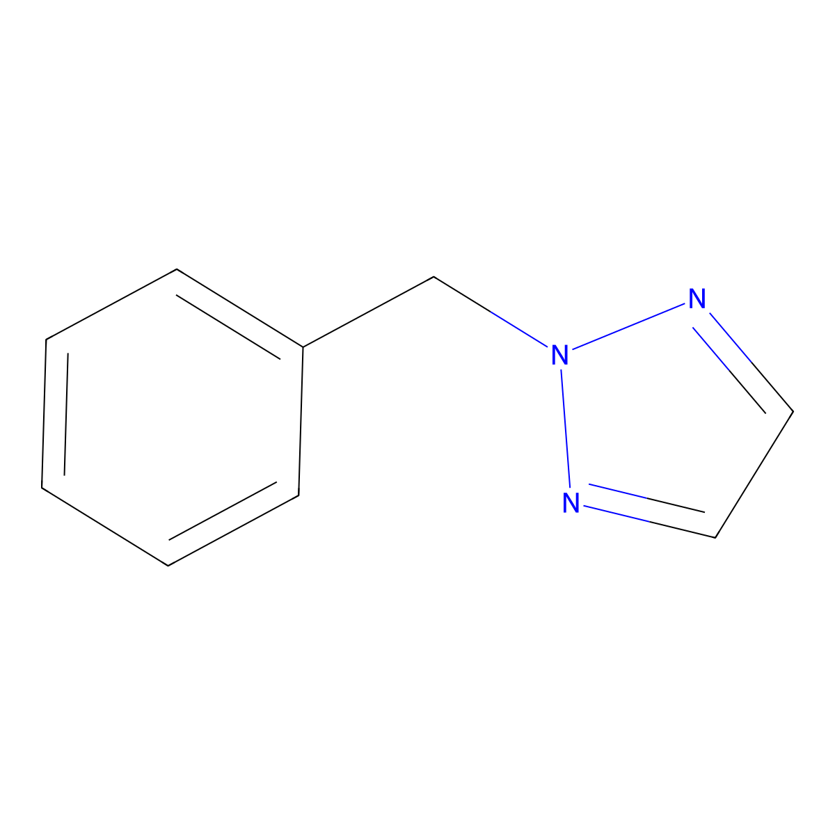 2-Benzyl-2h-1,2,3-triazole molecular structure, CAS 109299-75-4