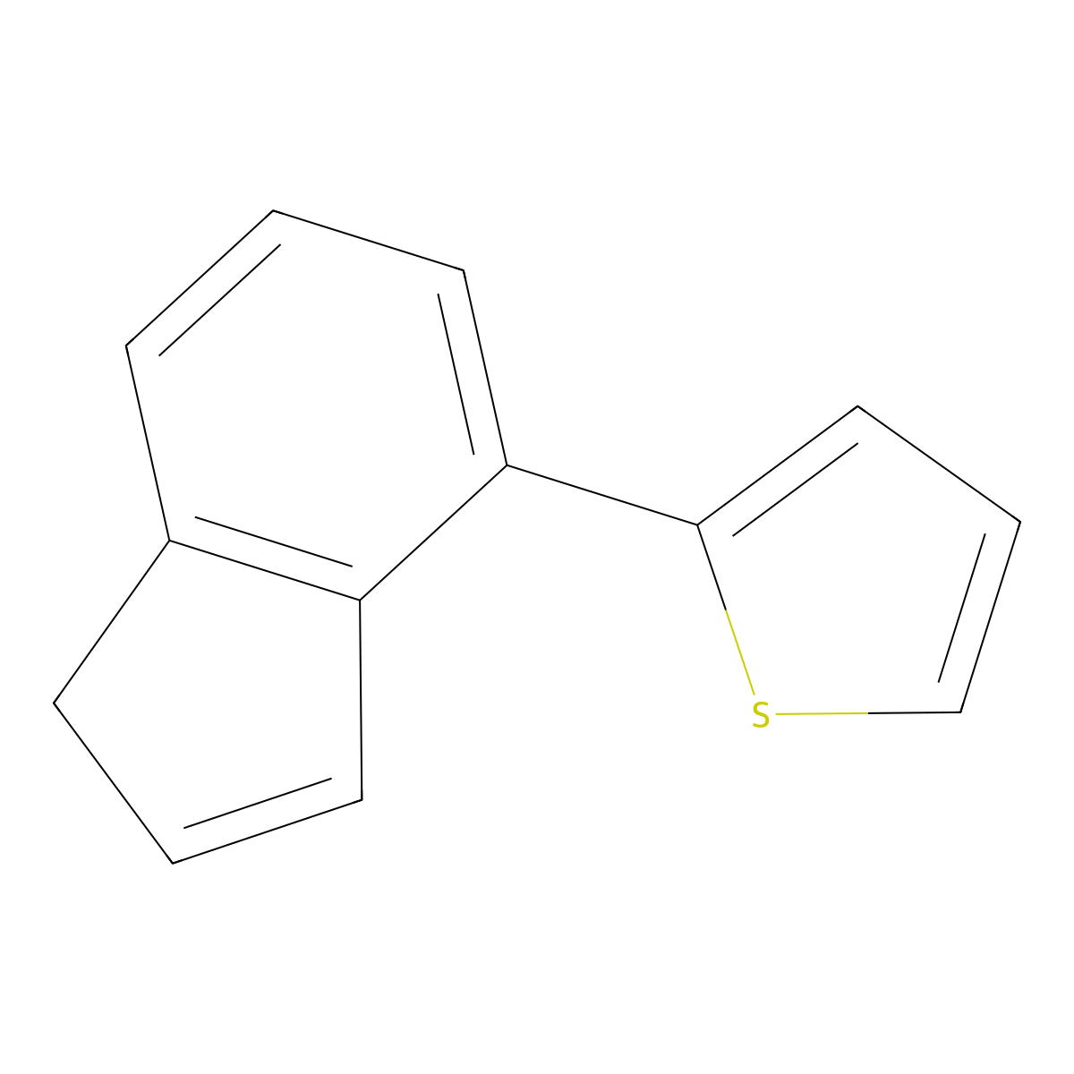 2-(1H-Inden-4-yl)thiophene molecular structure, CAS 1093092-78-4
