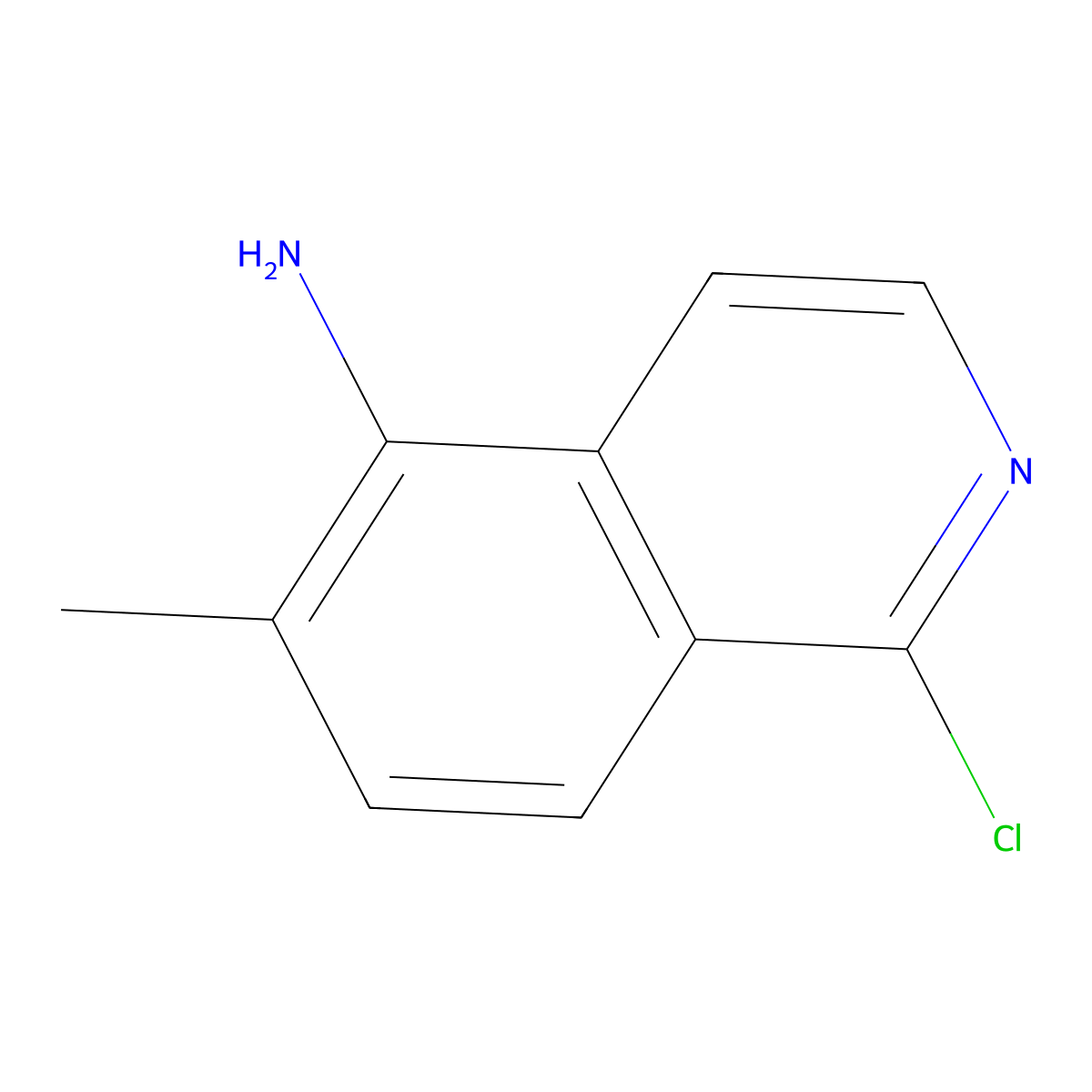 1-Chloro-6-methylisoquinolin-5-amine molecular structure, CAS 1093101-44-0
