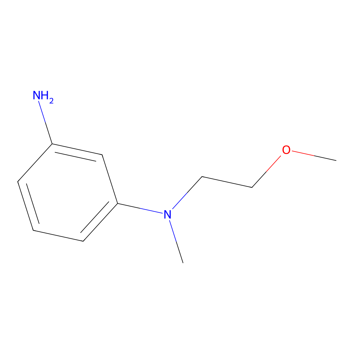 N1-(2-Methoxyethyl)-N1-methylbenzene-1,3-diamine molecular structure, CAS 1093106-70-7