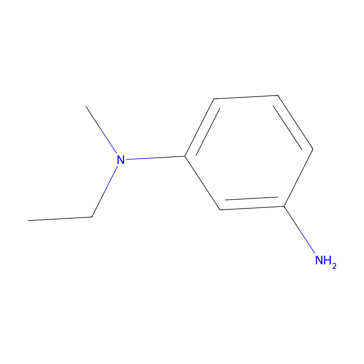 N1-Ethyl-N1-methylbenzene-1,3-diamine molecular structure, CAS 1093107-97-1