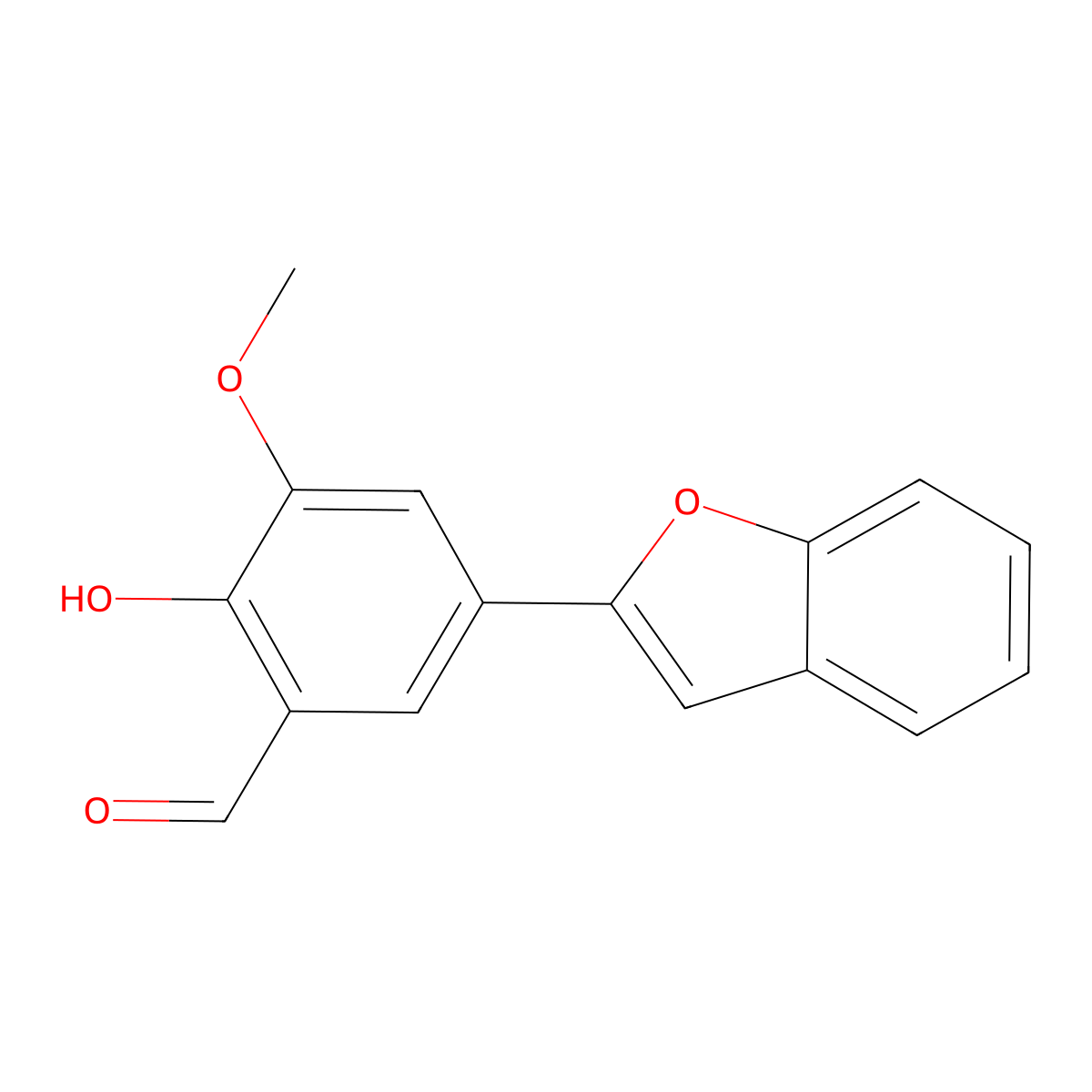 5-(2-Benzofuranyl)-2-hydroxy-3-methoxybenzaldehyde molecular structure, CAS 1093118-47-8