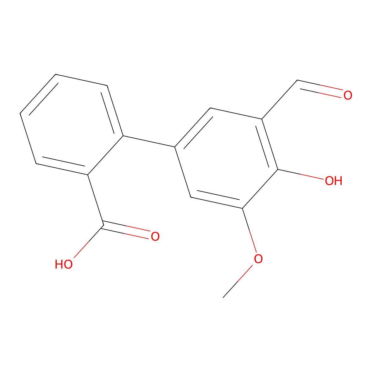 3'-Formyl-4'-hydroxy-5'-methoxy[1,1'-biphenyl]-2-carboxylic acid molecular structure, CAS 1093120-00-3