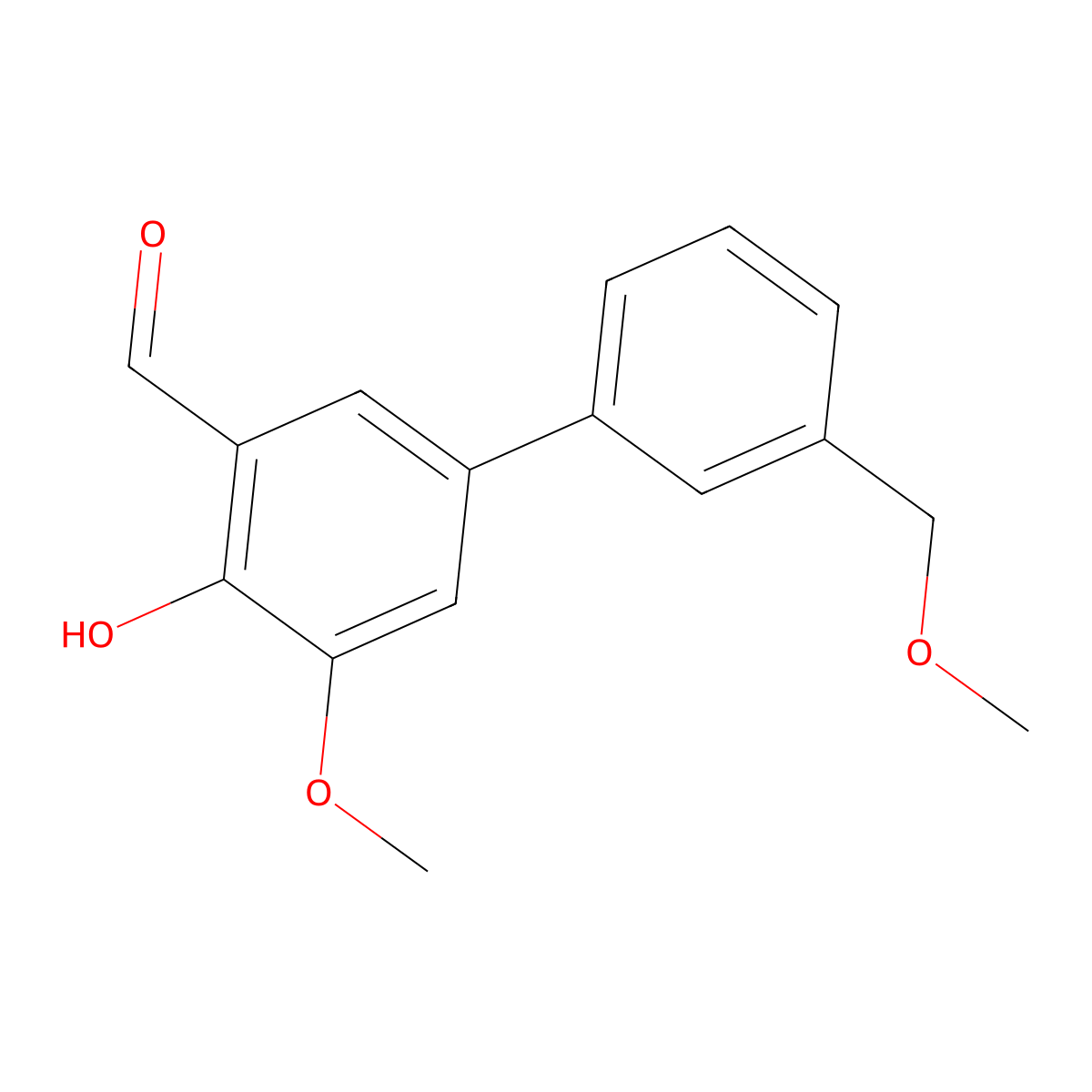 4-Hydroxy-5-methoxy-3'-(methoxymethyl)[1,1'-biphenyl]-3-carboxaldehyde molecular structure, CAS 1093120-36-5