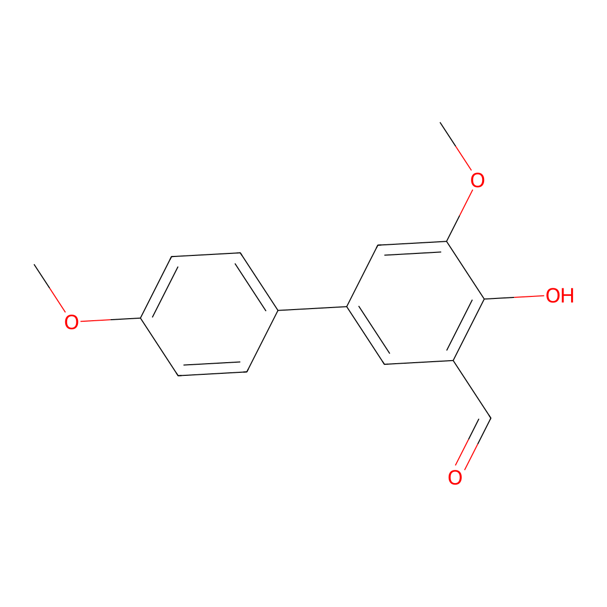 4-Hydroxy-4',5-dimethoxy[1,1'-biphenyl]-3-carboxaldehyde molecular structure, CAS 1093120-47-8