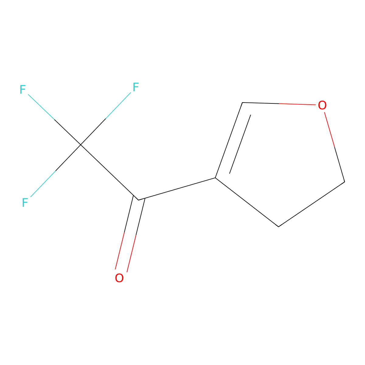 1-(4,5-Dihydrofuran-3-yl)-2,2,2-trifluoroethan-1-one molecular structure, CAS 109317-75-1