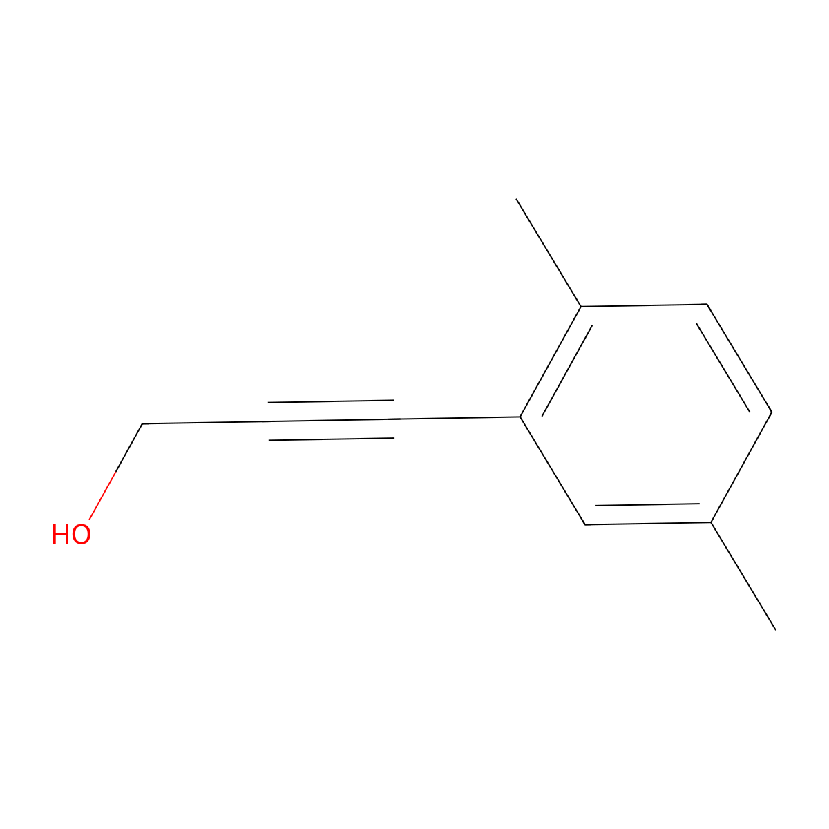 3-(2,5-Dimethyl-phenyl)-prop-2-yn-1-ol molecular structure, CAS 1093173-15-9