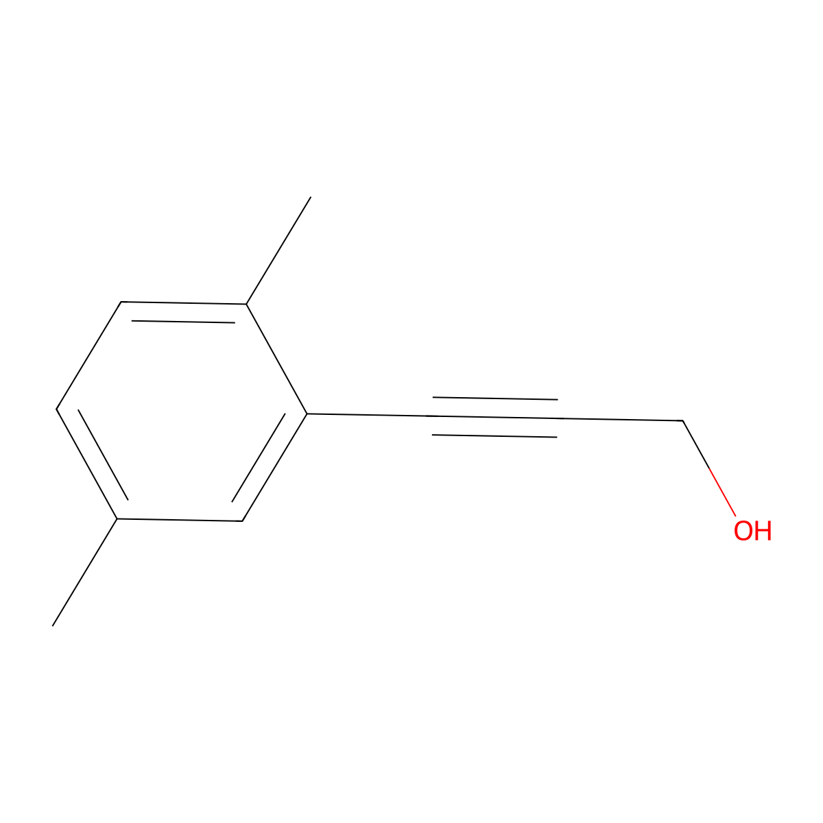 3-(2,5-Dimethyl-phenyl)-prop-2-yn-1-ol molecular structure, CAS 1093173-15-9