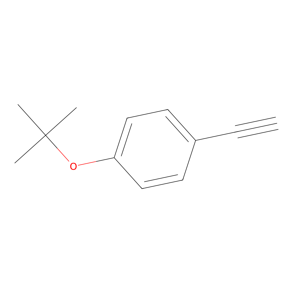 1-tert-Butoxy-4-ethynylbenzene molecular structure, CAS 1093192-41-6