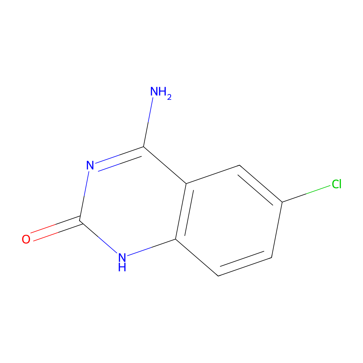 4-Amino-6-chloroquinazolin-2-ol molecular structure, CAS 1093201-77-4