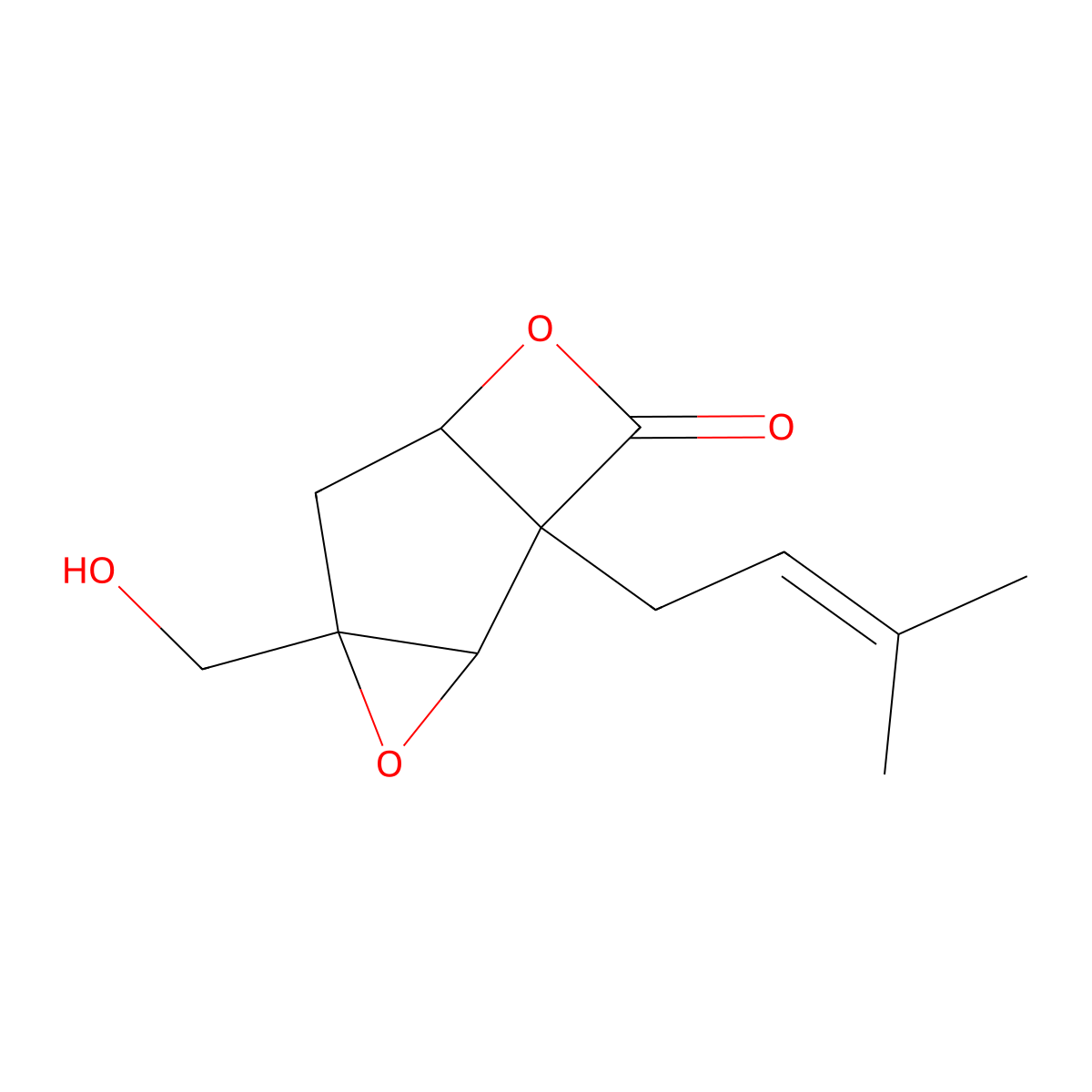 Vibralactone B molecular structure, CAS 1093230-95-5