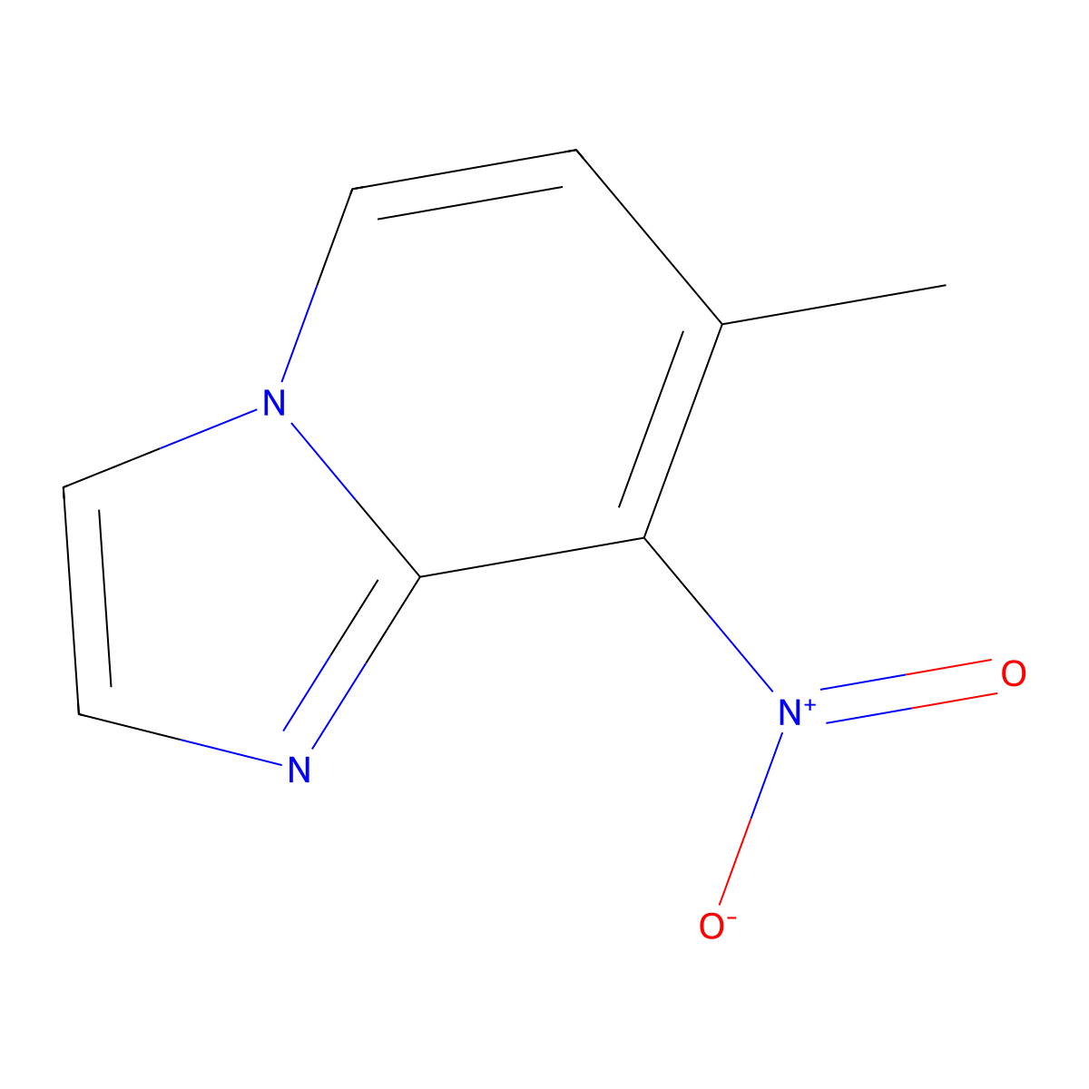 7-Methyl-8-nitroimidazo[1,2-a]pyridine molecular structure, CAS 1093239-74-7