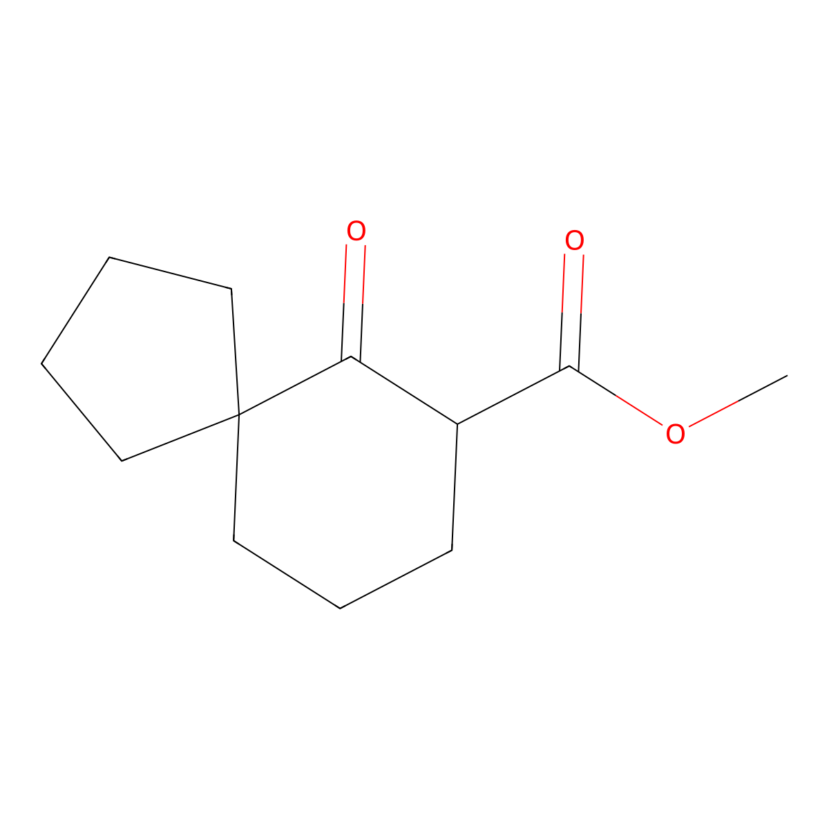 Methyl 6-oxospiro[4.5]decane-7-carboxylate molecular structure, CAS 1093270-59-7
