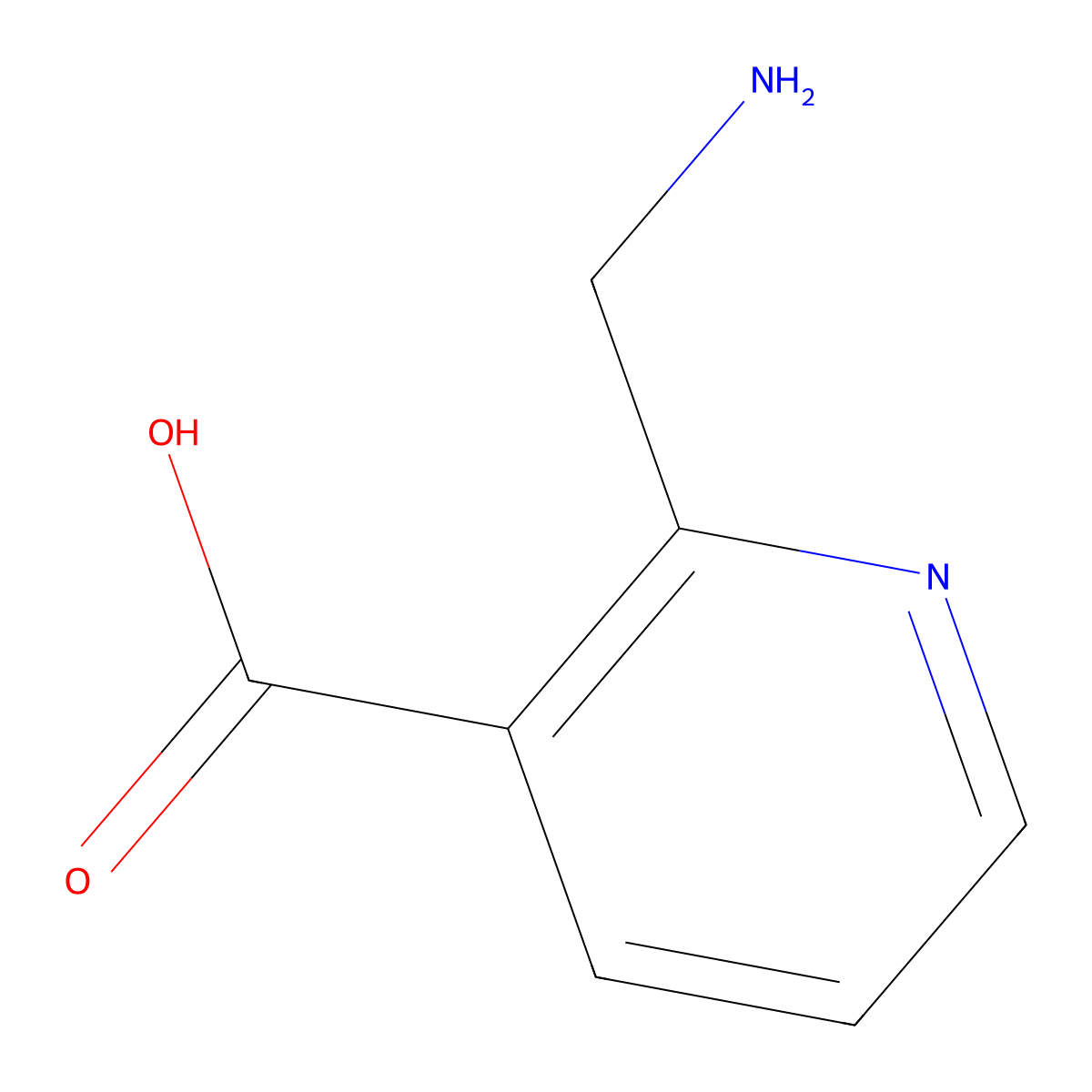 2-(Aminomethyl)nicotinic acid molecular structure, CAS 1093282-56-4