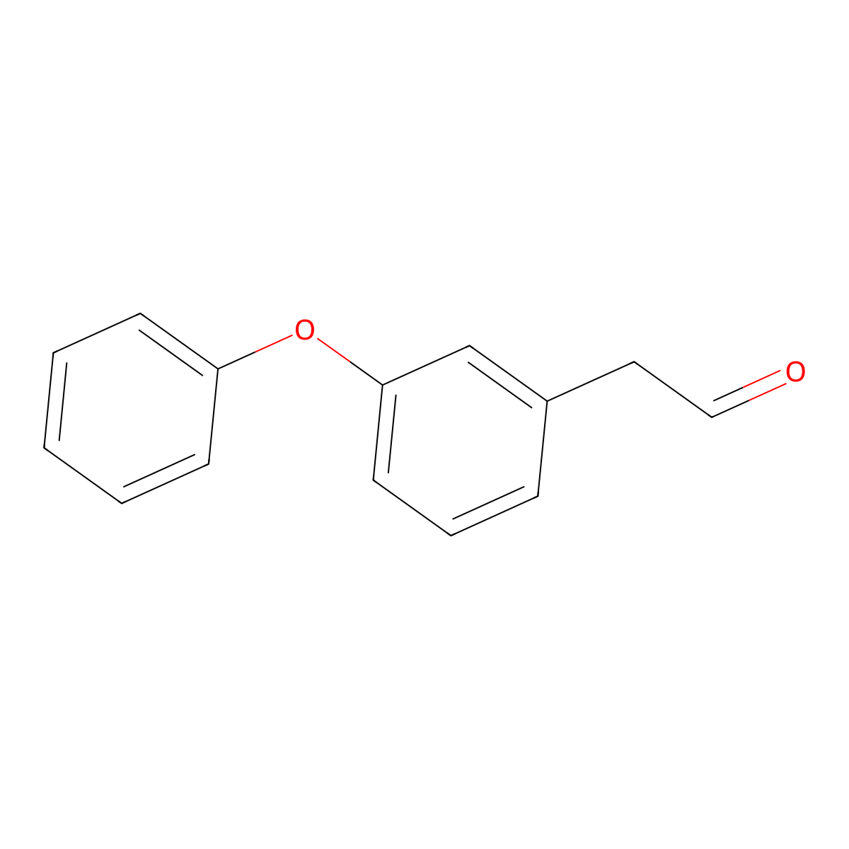 2-(3-Phenoxyphenyl)acetaldehyde molecular structure, CAS 109330-01-0