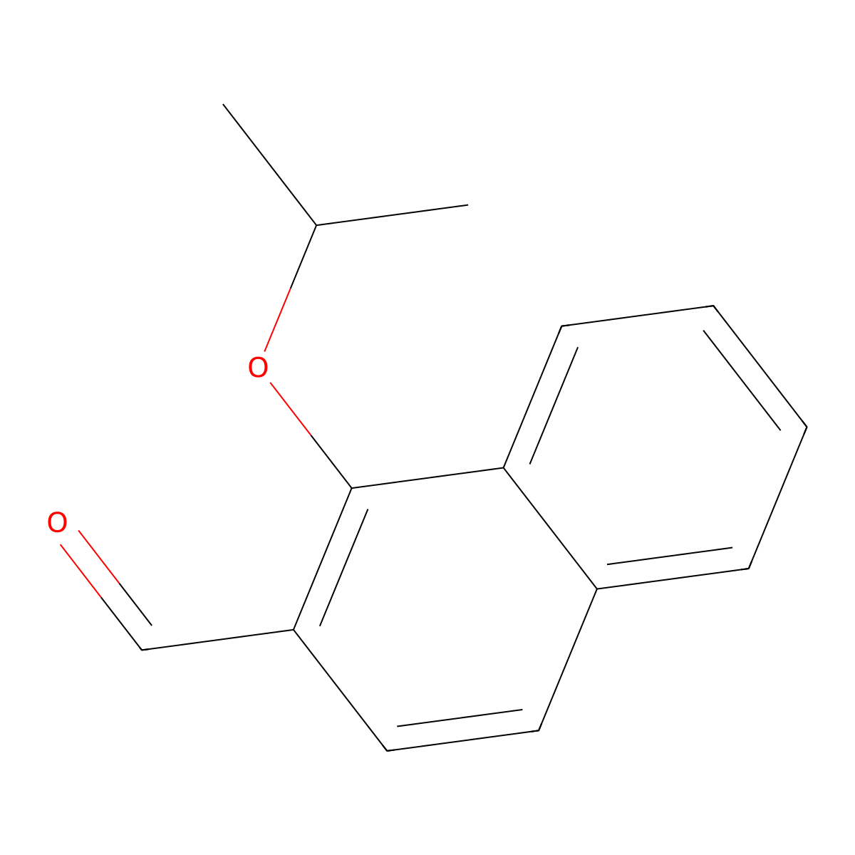 1-Isopropoxy-2-naphthaldehyde molecular structure, CAS 1093352-68-1
