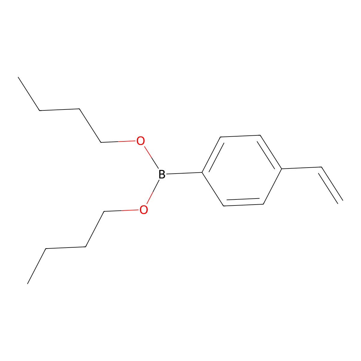4-Vinylphenylboronic acid dibutyl ester molecular structure, CAS 109339-49-3