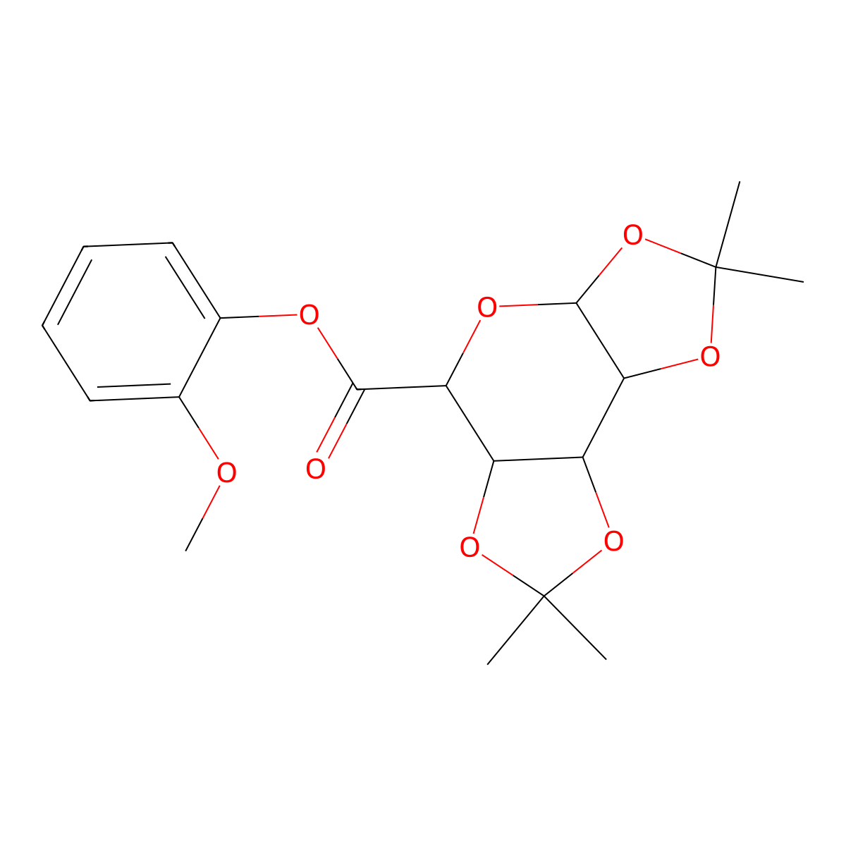 2-Methoxyphenyl 4,4,11,11-tetramethyl-3,5,7,10,12-pentaoxatricyclo[7.3.0.0^{2,6}]dodecane-8-carboxylate molecular structure, CAS 1093406-46-2