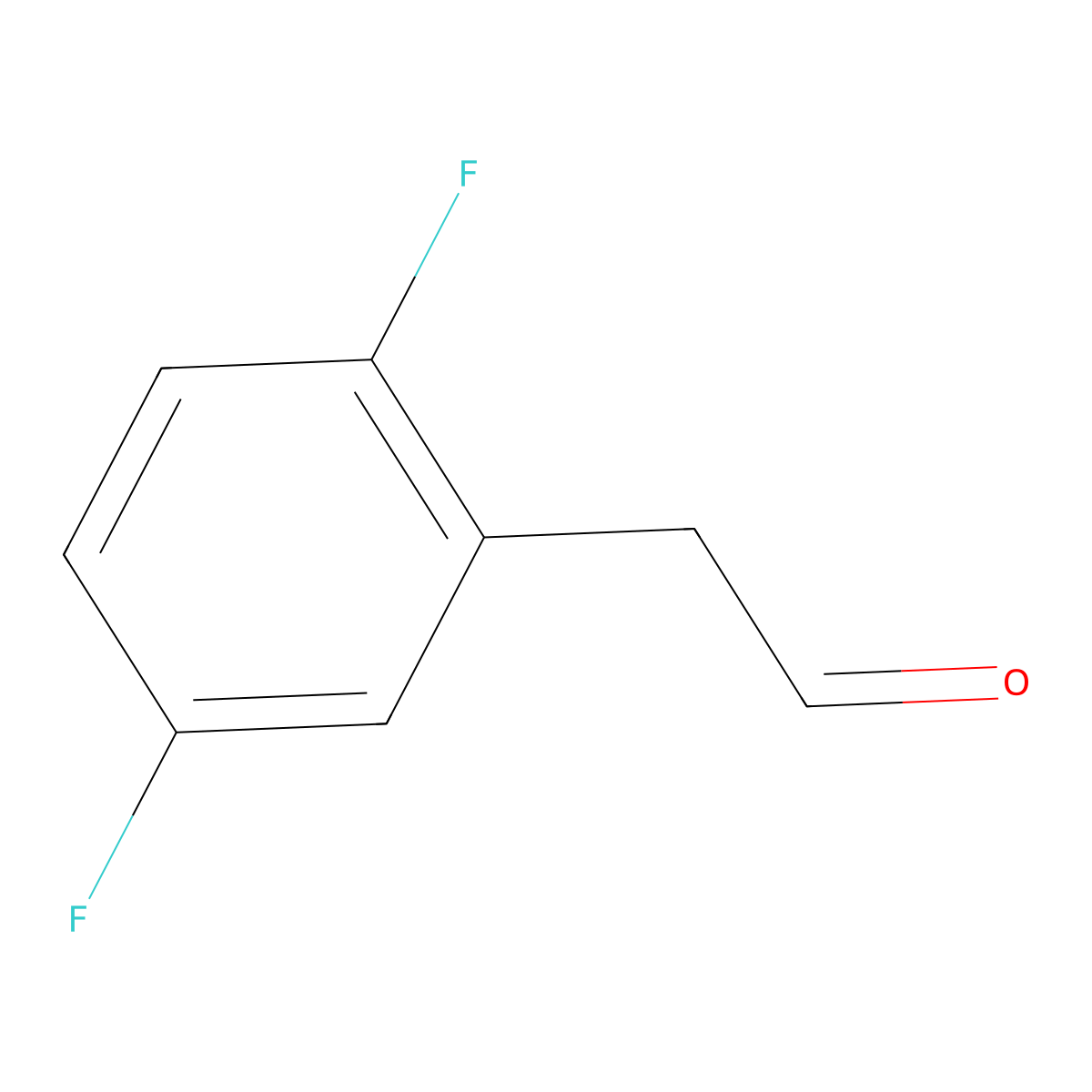 2-(2,5-Difluorophenyl)acetaldehyde molecular structure, CAS 109346-82-9