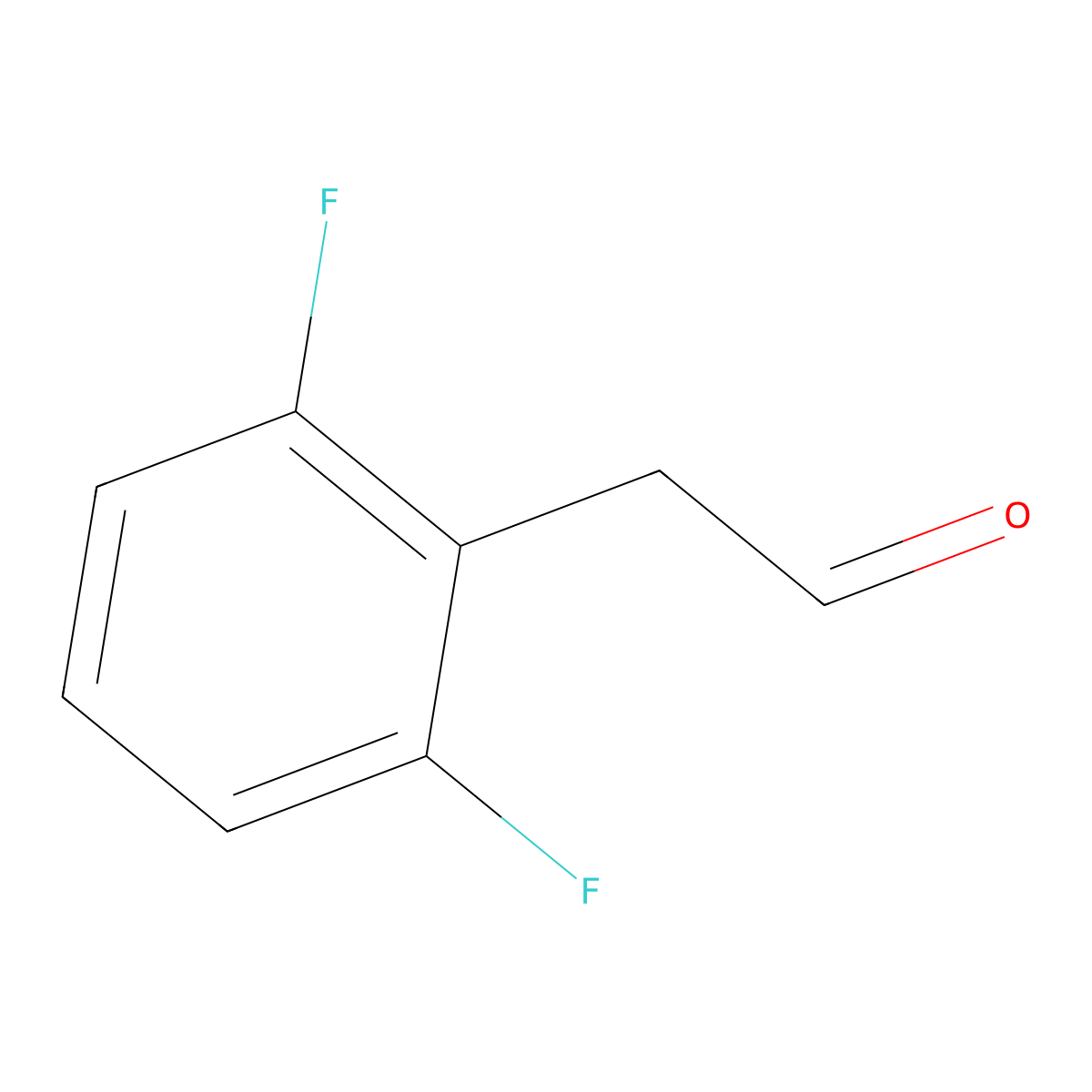 2-(2,6-Difluorophenyl)acetaldehyde molecular structure, CAS 109346-83-0
