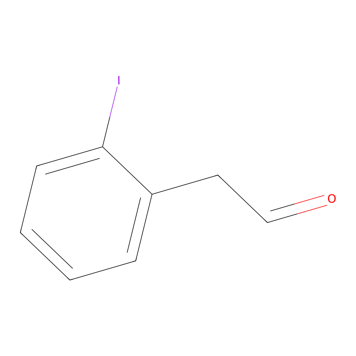 2-(2-Iodophenyl)acetaldehyde molecular structure, CAS 109347-41-3