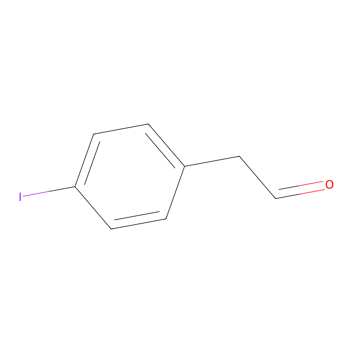 2-(4-Iodophenyl)acetaldehyde molecular structure, CAS 109347-43-5