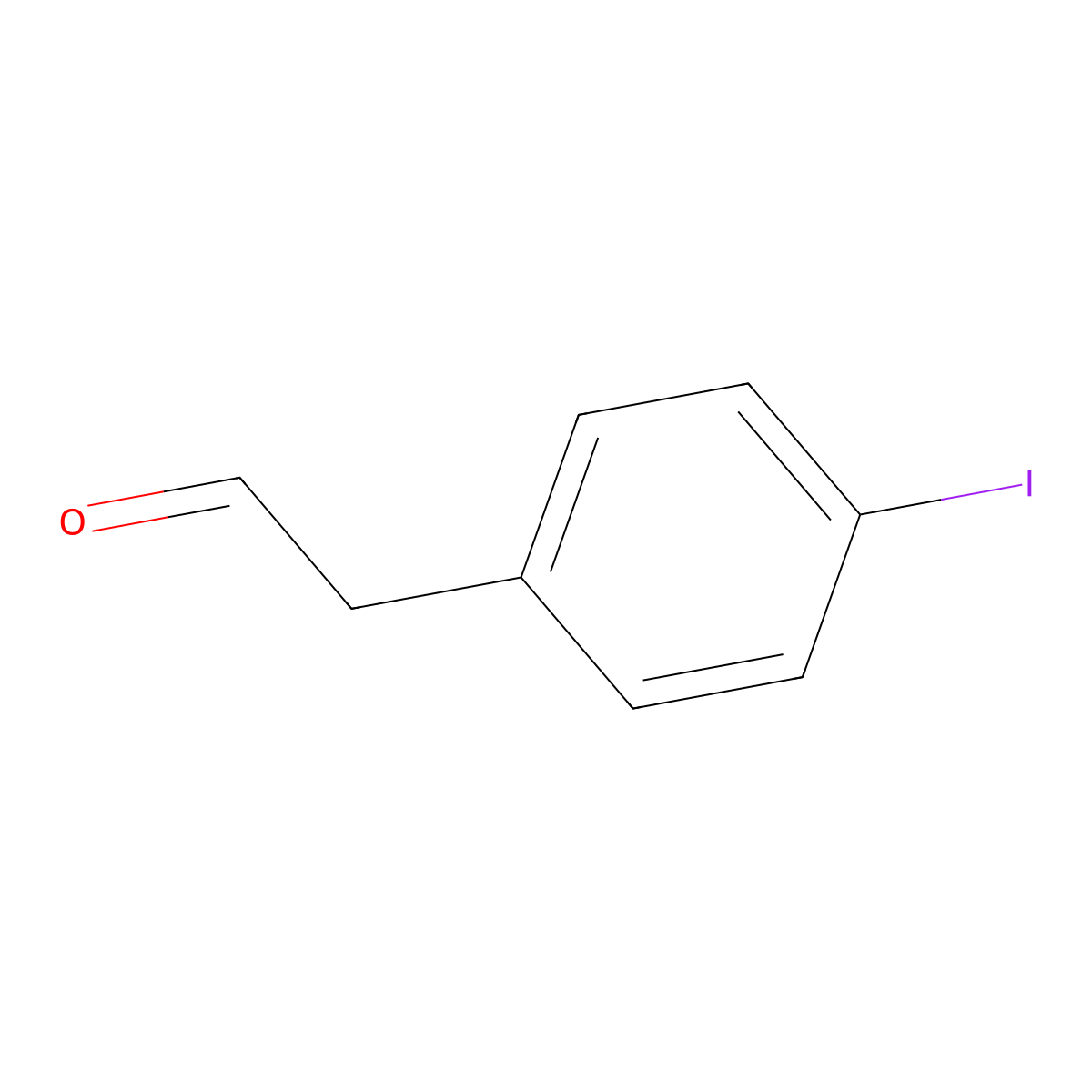2-(4-Iodophenyl)acetaldehyde molecular structure, CAS 109347-43-5