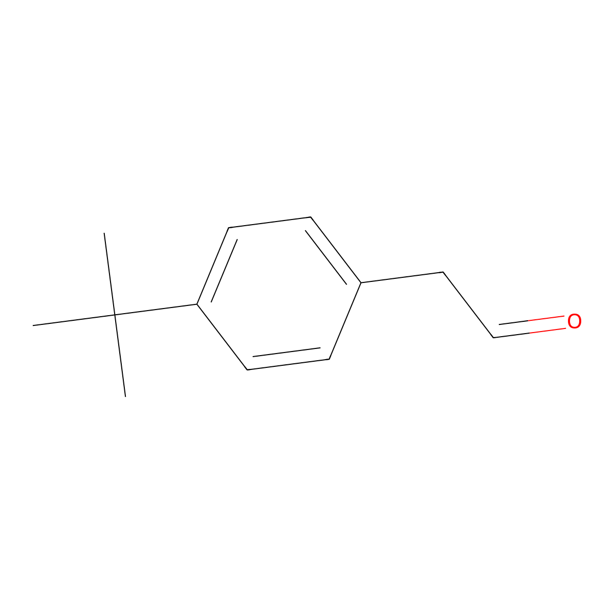 2-(4-Tert-butylphenyl)acetaldehyde molecular structure, CAS 109347-45-7