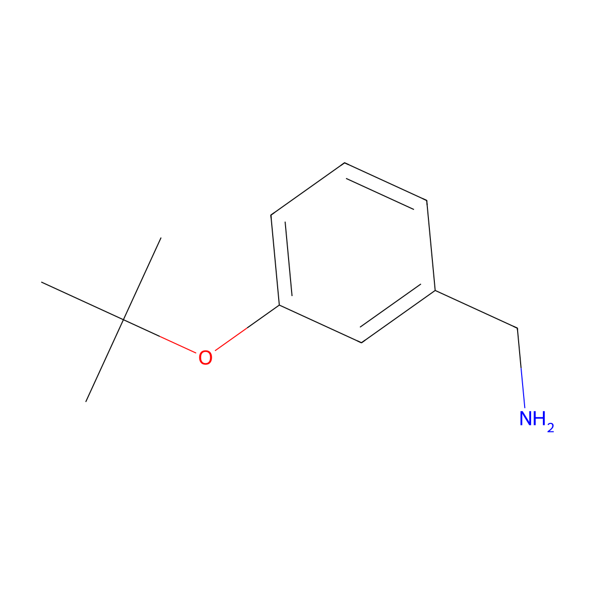 [3-(Tert-butoxy)phenyl]methanamine molecular structure, CAS 1093622-70-8